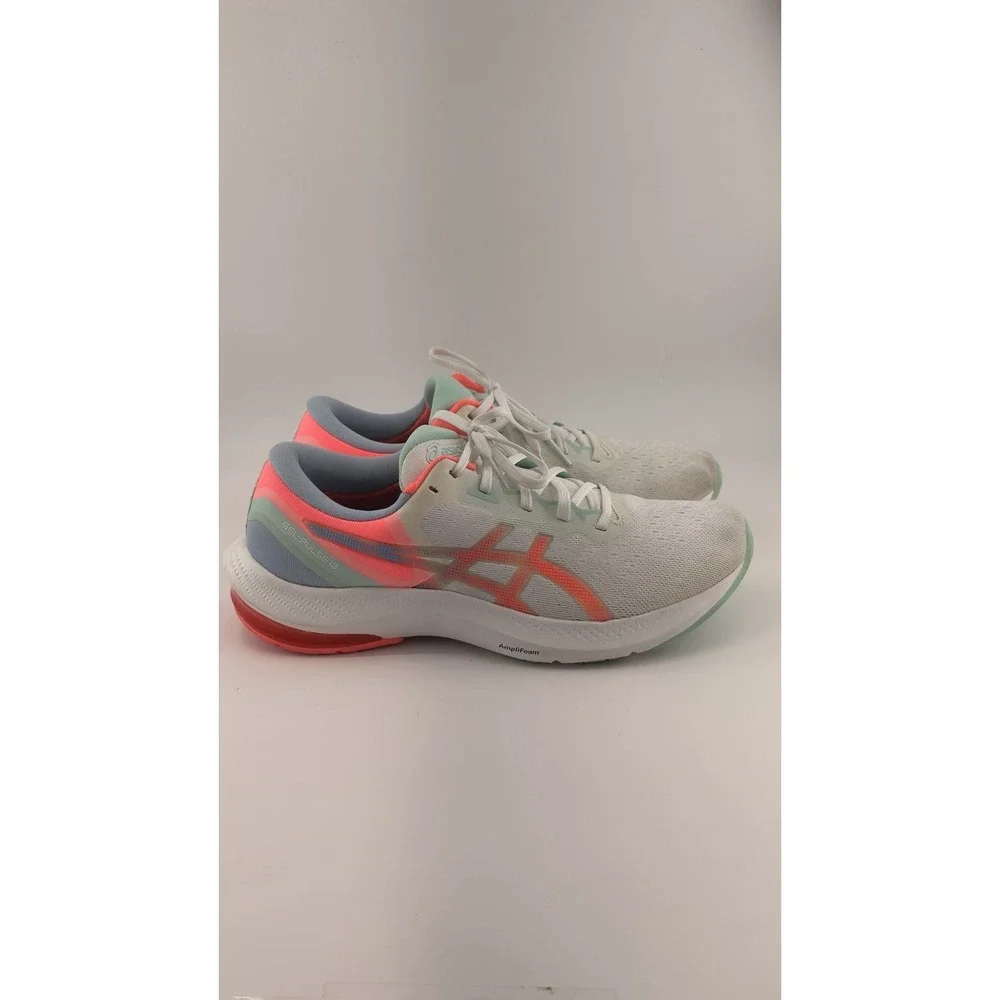 Asics   Gel Pulse 13 White Mint & Orange Women's Running Shoes   1012B035 Size9